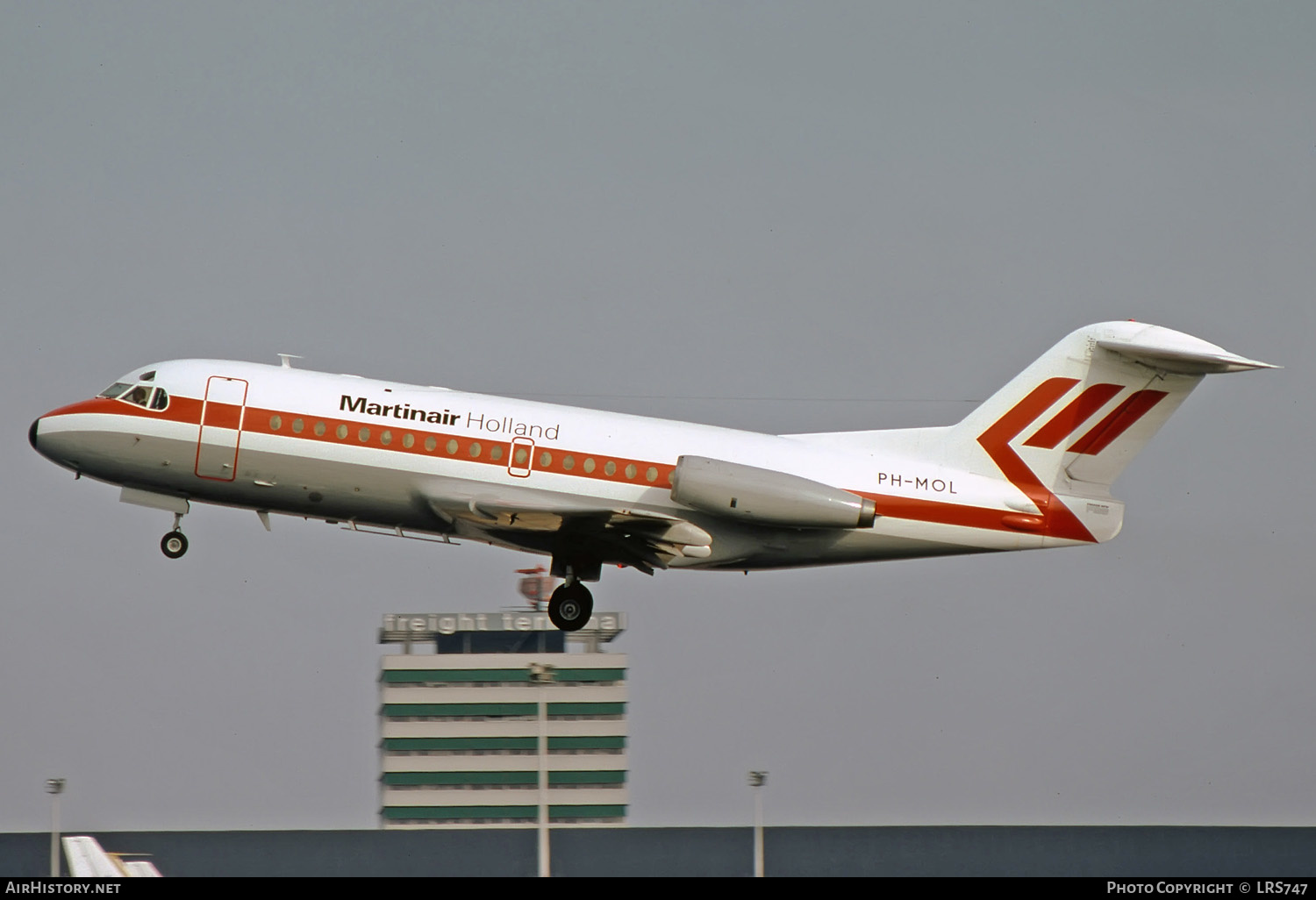 Aircraft Photo of PH-MOL | Fokker F28-1000 Fellowship | Martinair Holland | AirHistory.net #255648