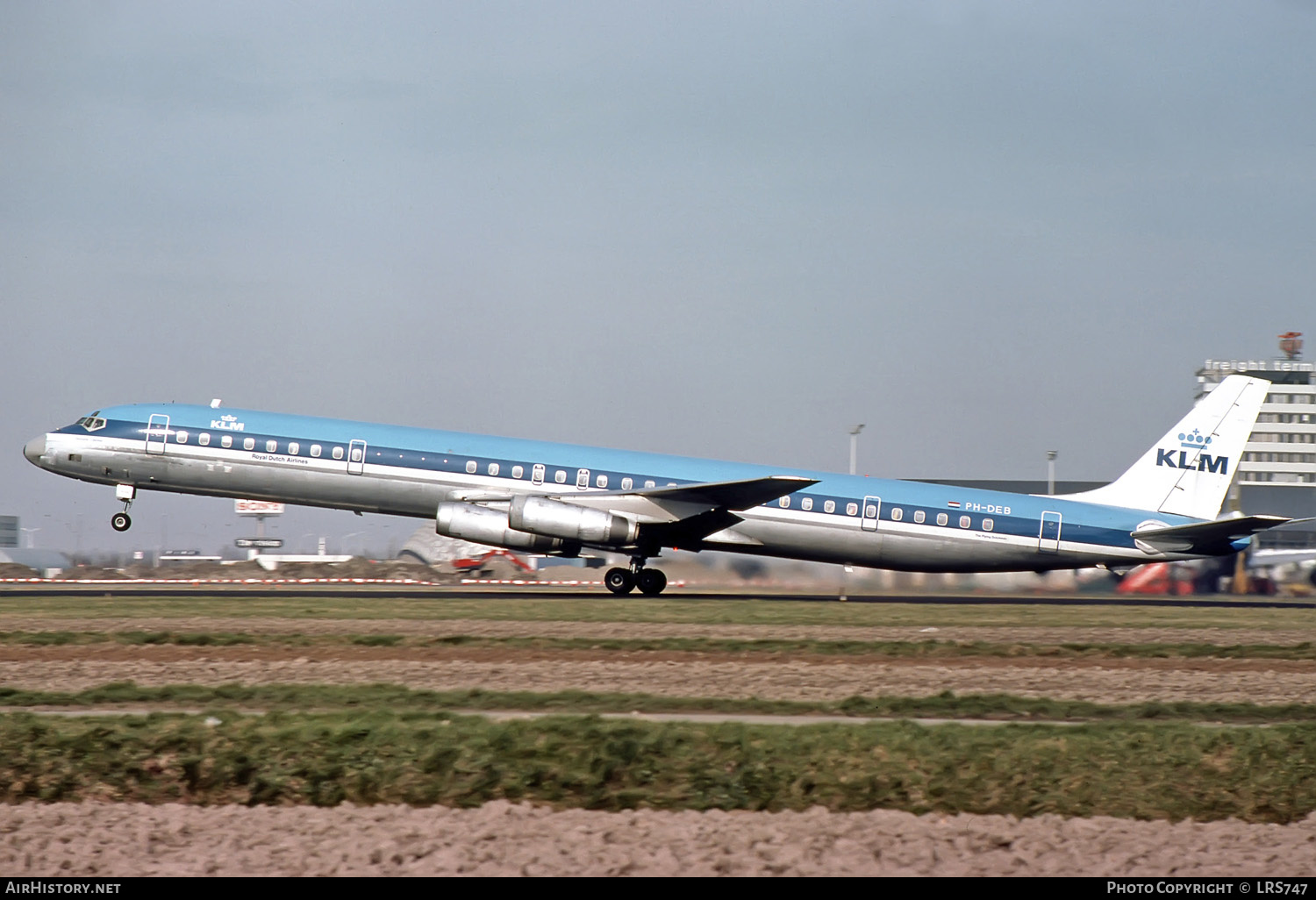 Aircraft Photo of PH-DEB | McDonnell Douglas DC-8-63 | KLM - Royal Dutch Airlines | AirHistory.net #255652