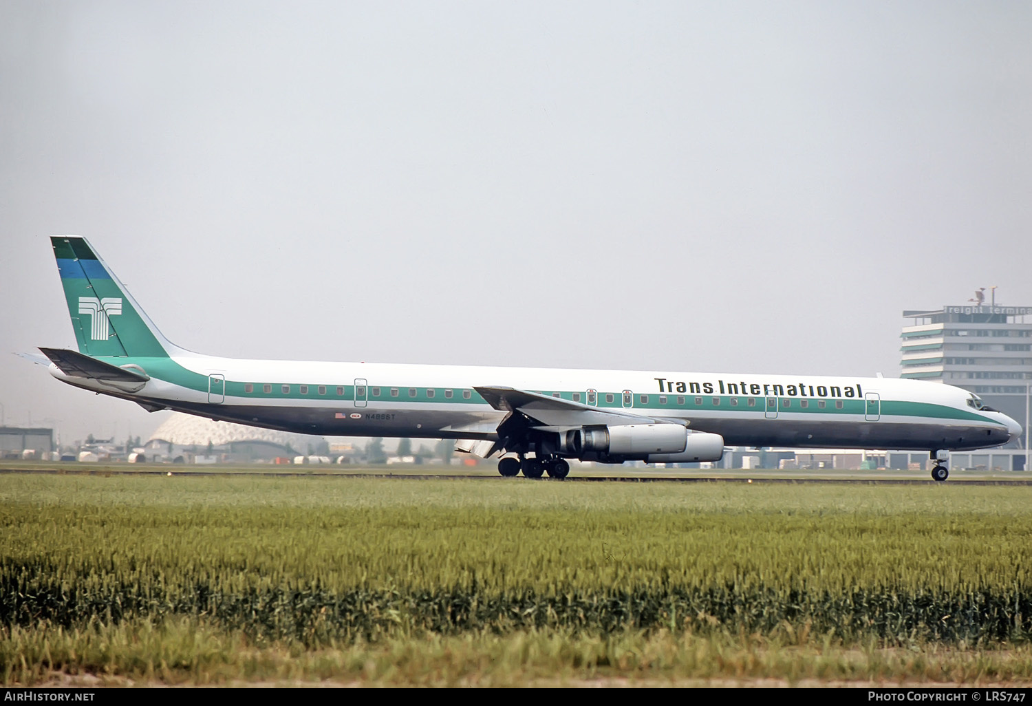 Aircraft Photo of N4866T | McDonnell Douglas DC-8-63CF | Trans International Airlines - TIA | AirHistory.net #255653