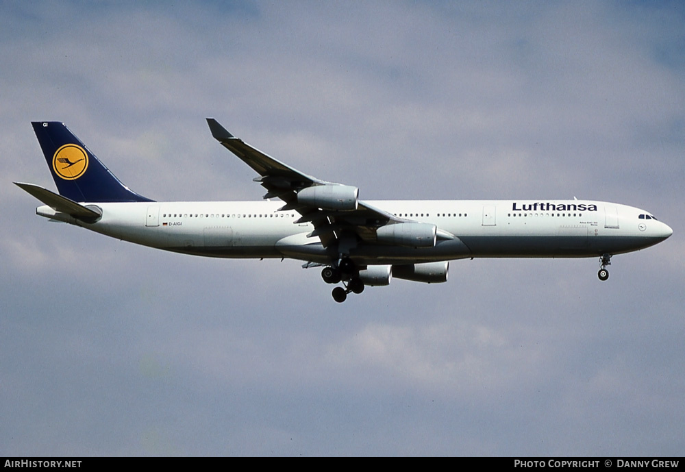 Aircraft Photo of D-AIGI | Airbus A340-311 | Lufthansa | AirHistory.net #255679