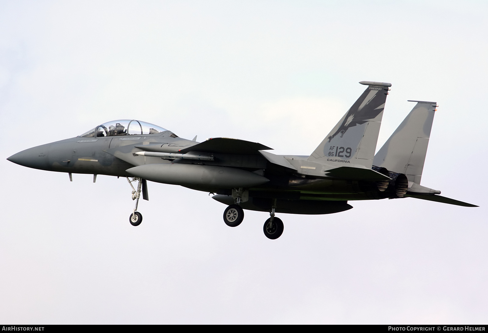 Aircraft Photo of 85-0129 / AF85-129 | McDonnell Douglas F-15D Eagle | USA - Air Force | AirHistory.net #255691