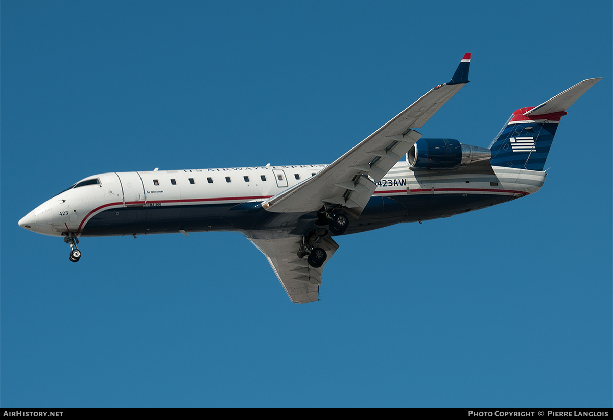 Aircraft Photo of N423AW | Bombardier CRJ-200LR (CL-600-2B19) | US Airways Express | AirHistory.net #255702