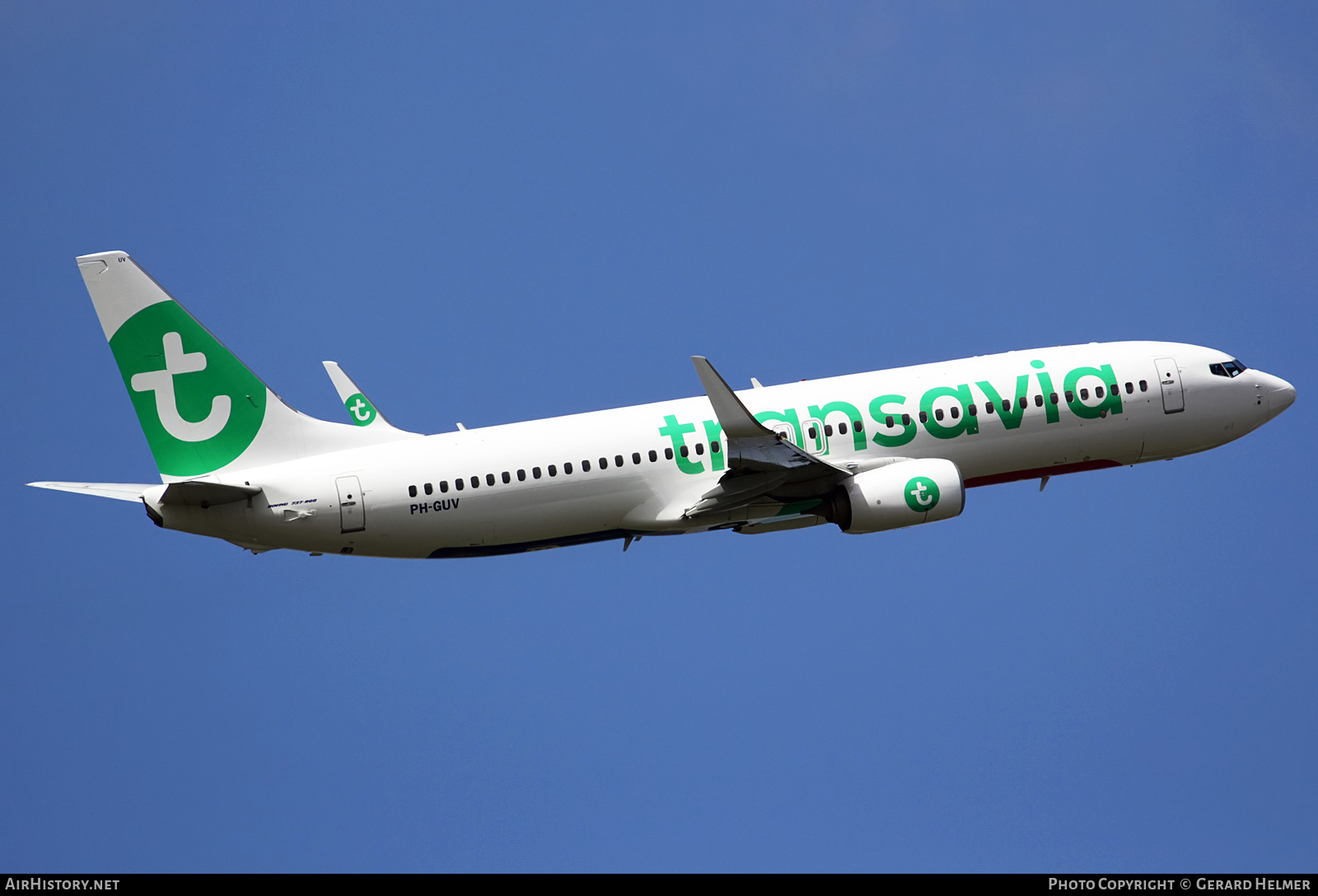Aircraft Photo of PH-GUV | Boeing 737-8EH | Transavia | AirHistory.net #255703