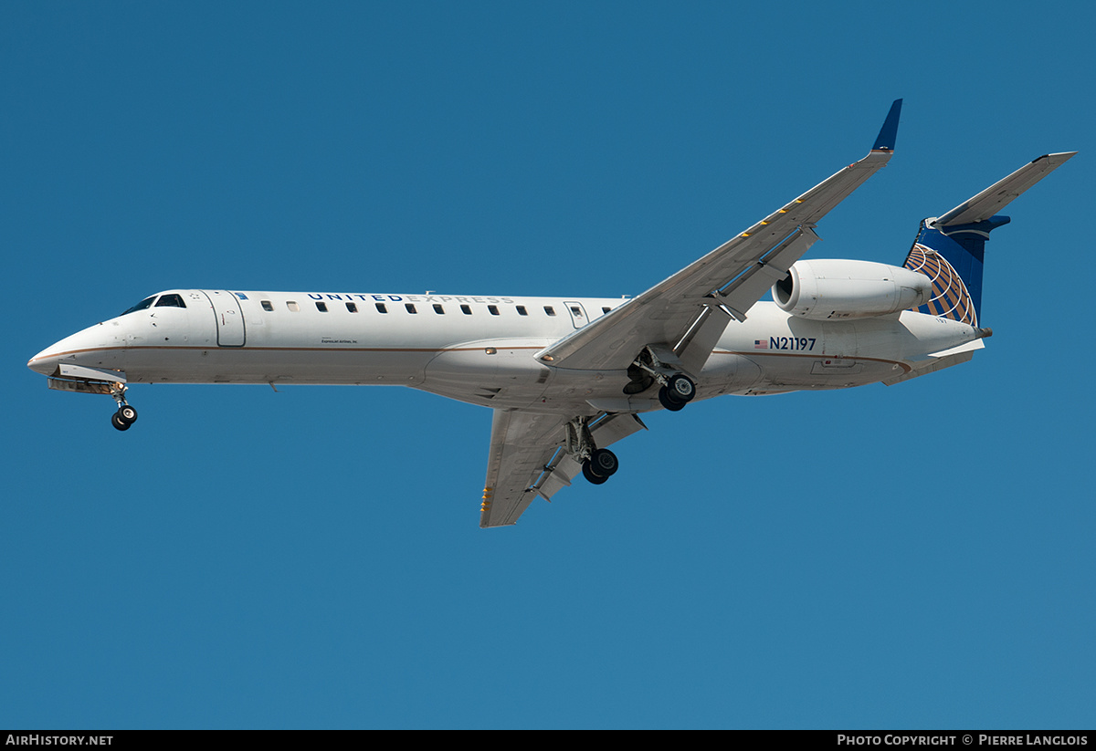 Aircraft Photo of N21197 | Embraer ERJ-145XR (EMB-145XR) | United Express | AirHistory.net #255706