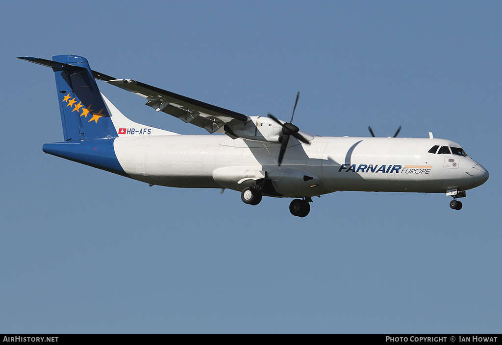 Aircraft Photo of HB-AFS | ATR ATR-72-201/F | Farnair Europe | AirHistory.net #255710