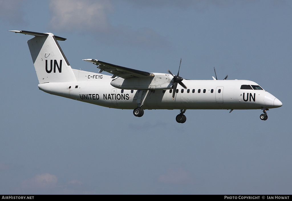 Aircraft Photo of C-FEYG | De Havilland Canada DHC-8-314Q Dash 8 | United Nations | AirHistory.net #255721