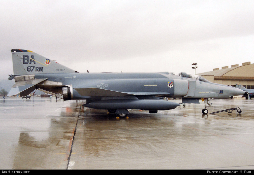Aircraft Photo of 69-0357 / 69-357 | McDonnell Douglas RF-4C Phantom II | USA - Air Force | AirHistory.net #255726