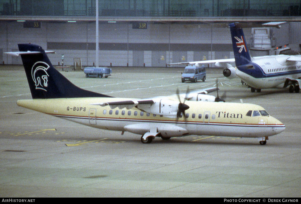 Aircraft Photo of G-BUPS | ATR ATR-42-300 | Titan Airways | AirHistory.net #255757