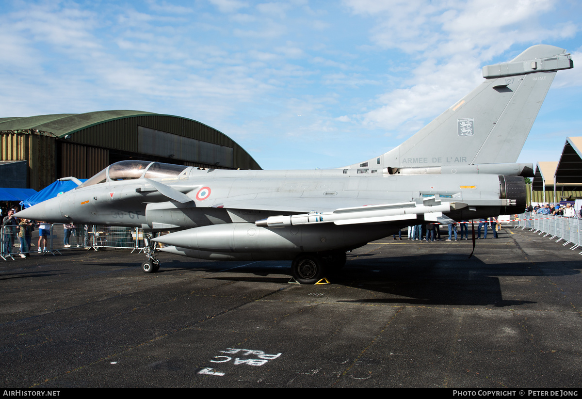 Aircraft Photo of 127 | Dassault Rafale C | France - Air Force | AirHistory.net #255764