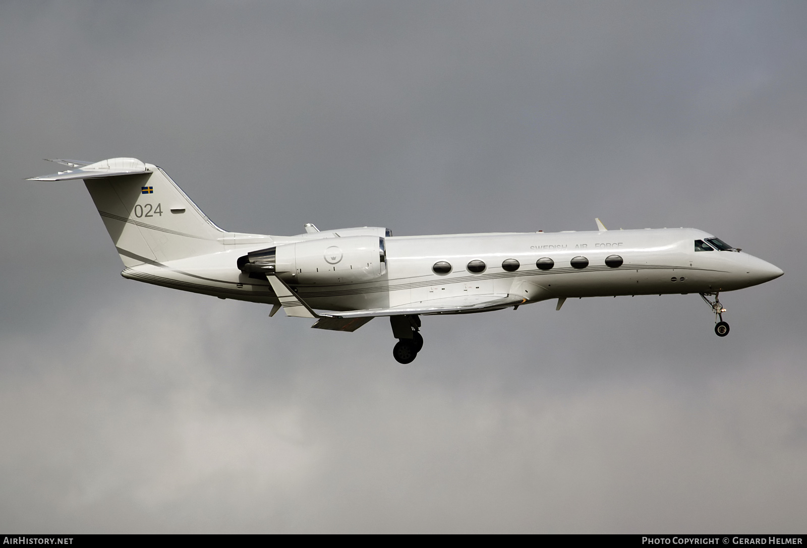 Aircraft Photo of 102004 | Gulfstream Aerospace Tp102C Gulfstream IV (G-IV-SP) | Sweden - Air Force | AirHistory.net #255768