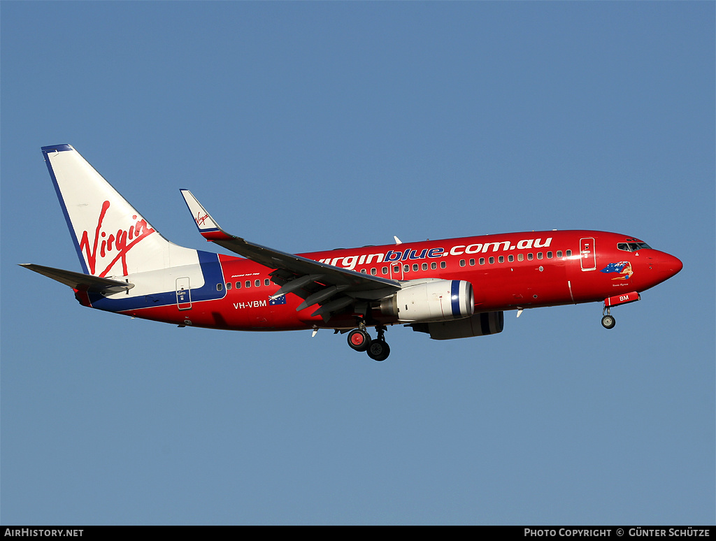 Aircraft Photo of VH-VBM | Boeing 737-76N | Virgin Blue Airlines | AirHistory.net #255789