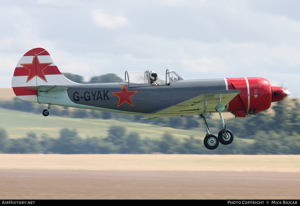 Aircraft Photo of G-GYAK | Yakovlev Yak-50 | Soviet Union - Air Force | AirHistory.net #255790