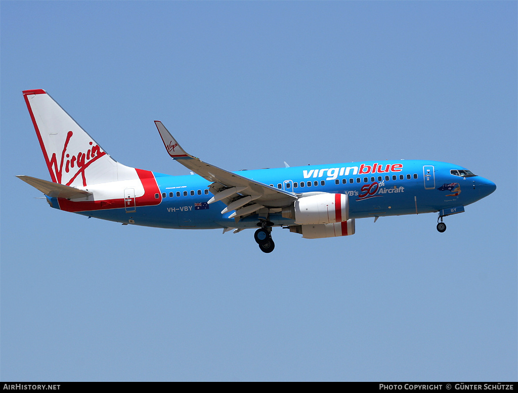 Aircraft Photo of VH-VBY | Boeing 737-7FE | Virgin Blue Airlines | AirHistory.net #255795