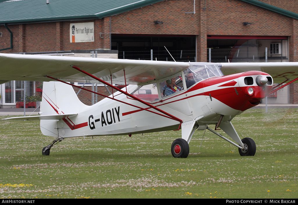 Aircraft Photo of G-AOIY | Auster J-5V Autocar | AirHistory.net #255799