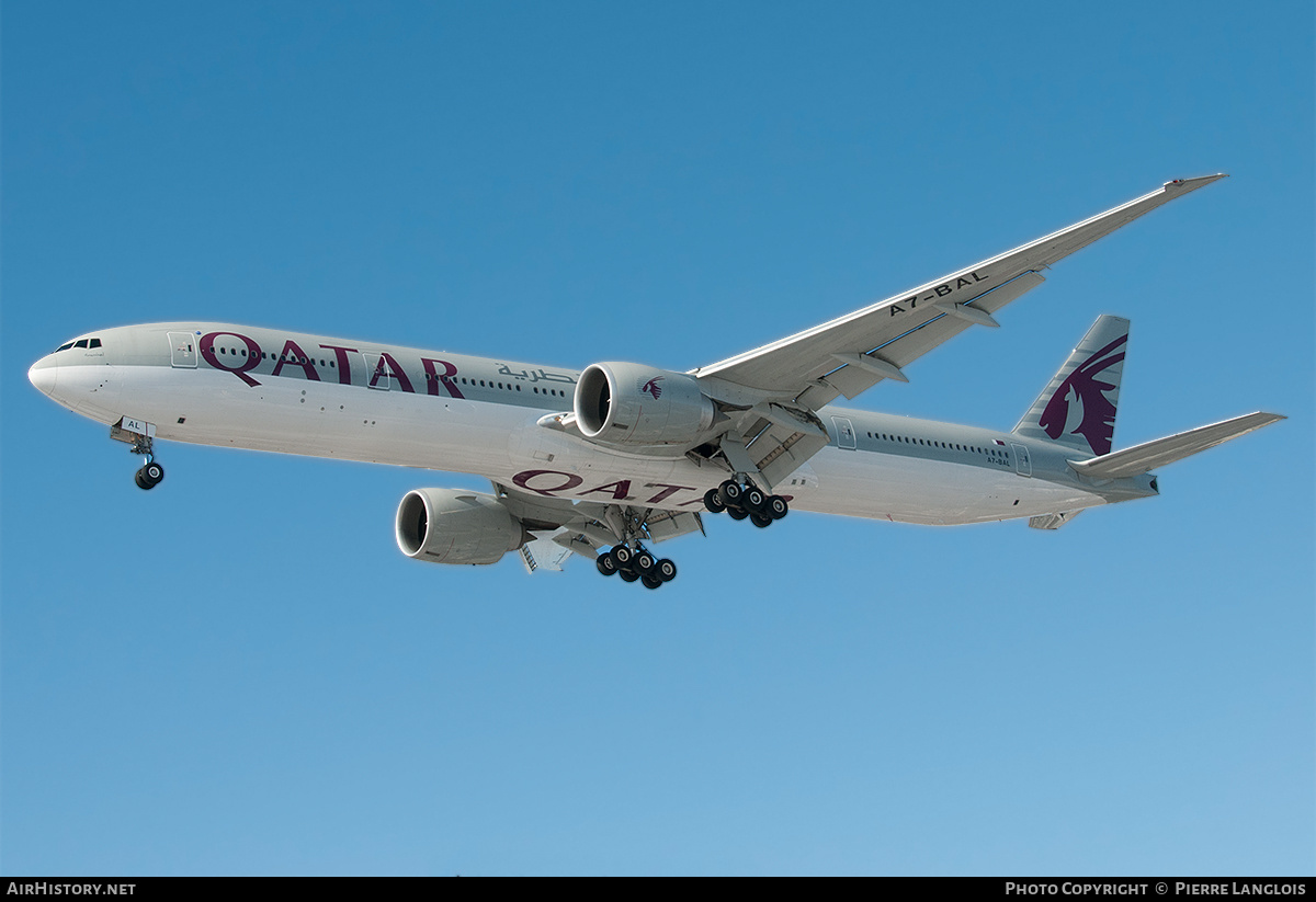 Aircraft Photo of A7-BAL | Boeing 777-3DZ/ER | Qatar Airways | AirHistory.net #255808