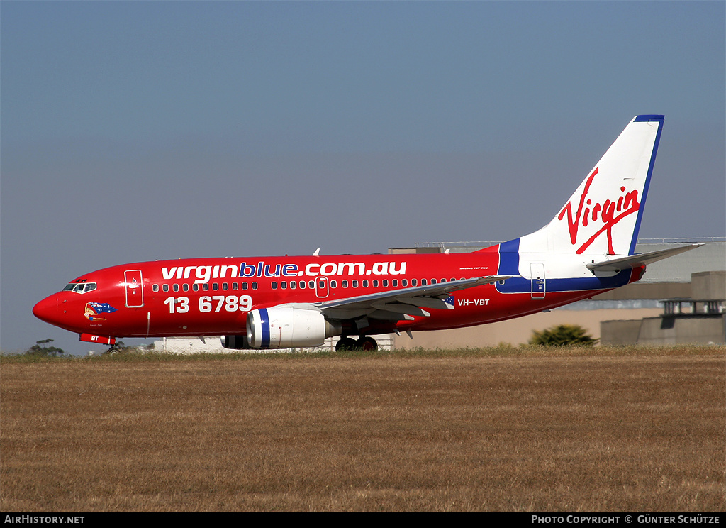 Aircraft Photo of VH-VBT | Boeing 737-7BX | Virgin Blue Airlines | AirHistory.net #255816