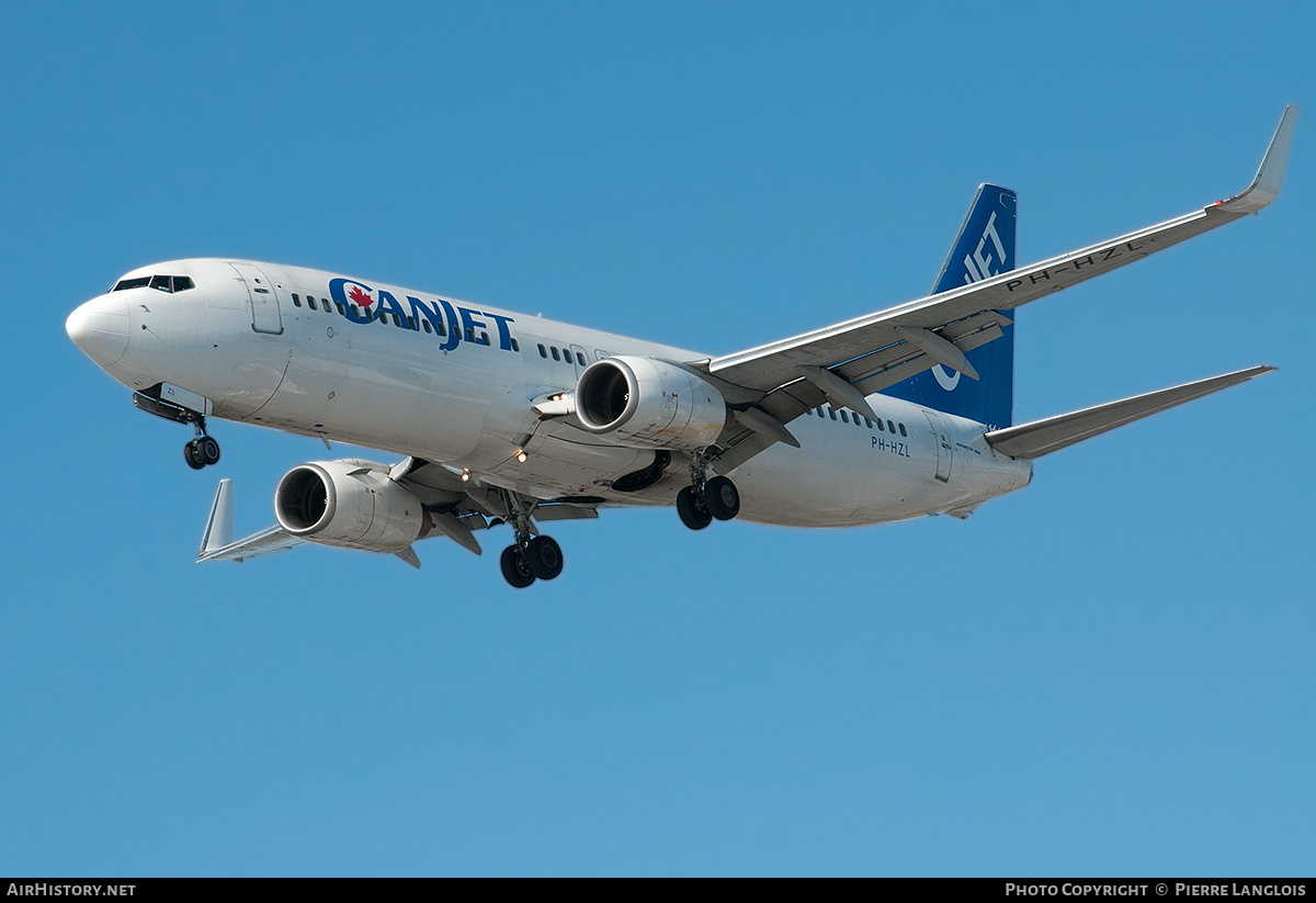 Aircraft Photo of PH-HZL | Boeing 737-8K2 | CanJet Airlines | AirHistory.net #255820