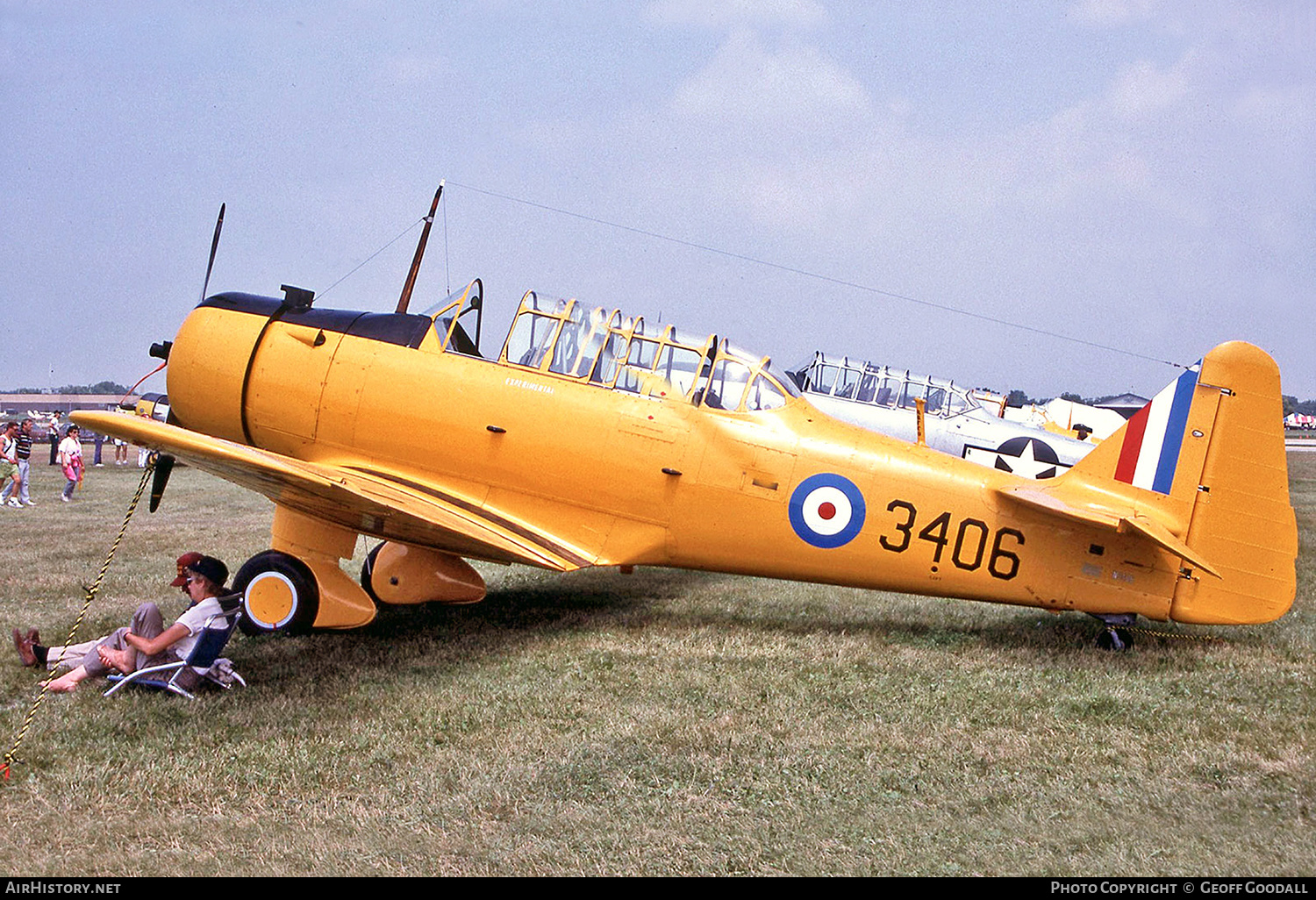 Aircraft Photo of N3406 / NX3406 / 3406 | North American NA-64 Yale | Canada - Air Force | AirHistory.net #255864