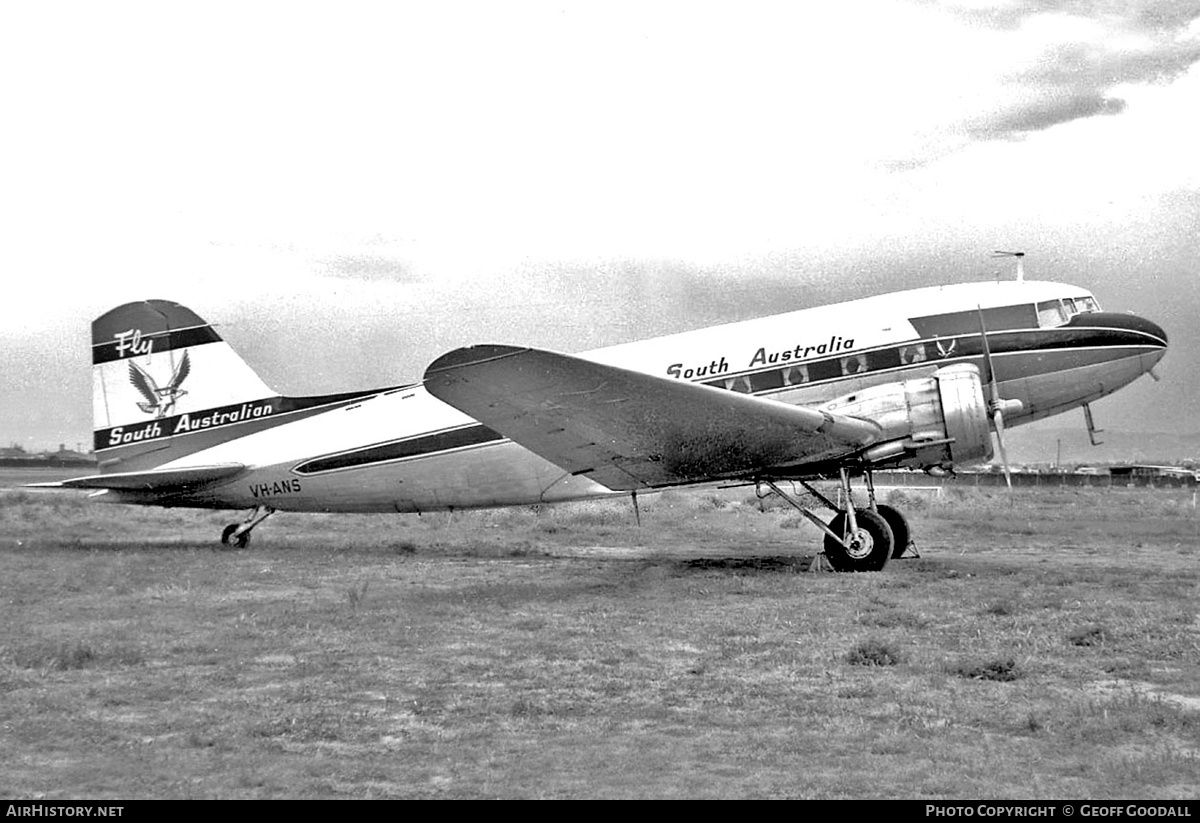 Aircraft Photo of VH-ANS | Douglas DC-3-G202A | Airlines of South Australia - ASA | AirHistory.net #255865
