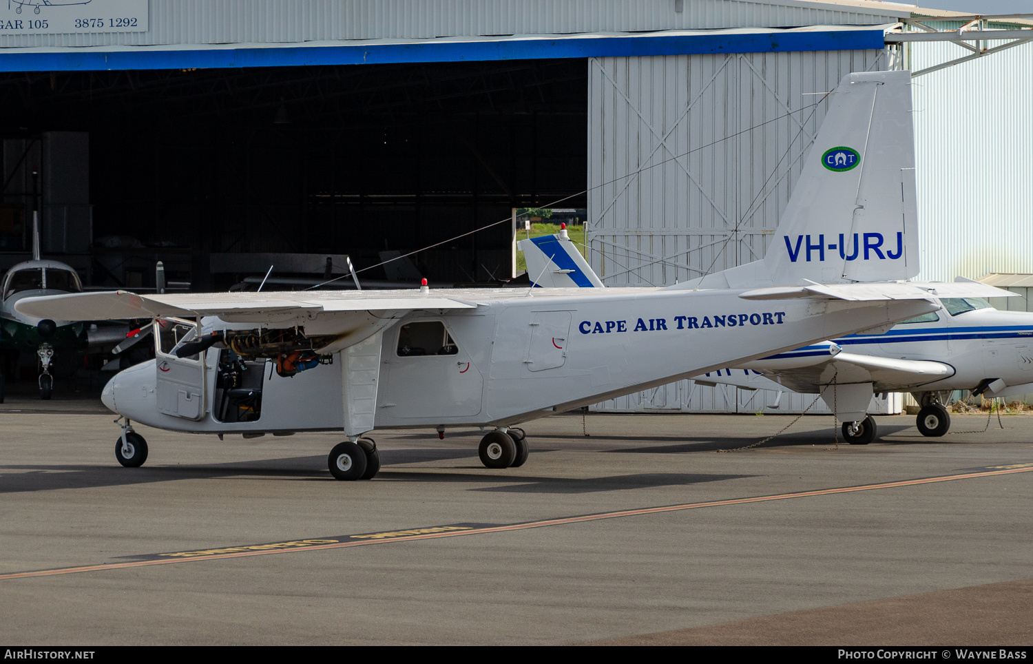 Aircraft Photo of VH-URJ | Britten-Norman BN-2A-21 Islander | Cape Air | AirHistory.net #255869