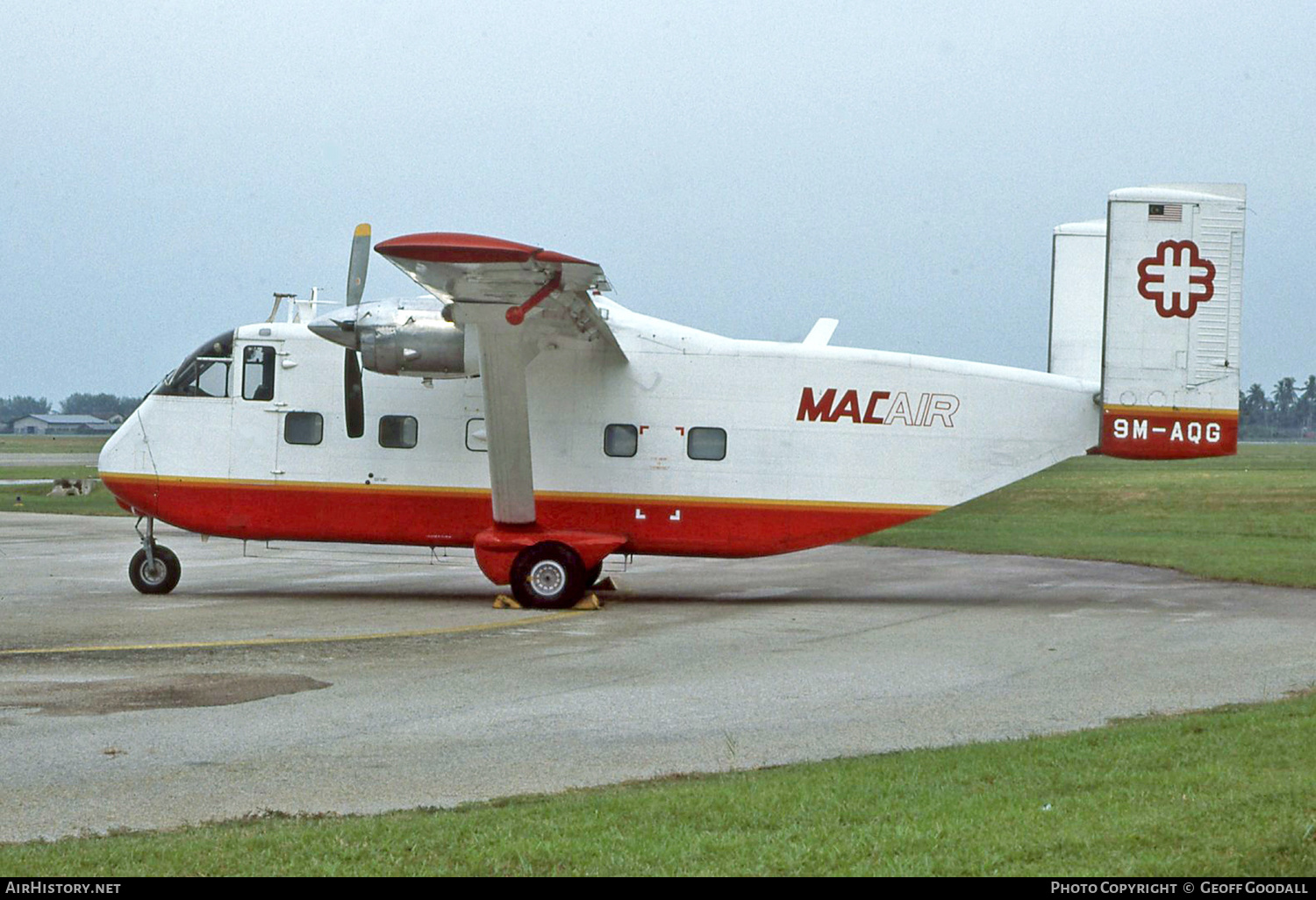 Aircraft Photo of 9M-AQG | Short SC.7 Skyvan 3-200 | Malaysia Air Charter - MAC | AirHistory.net #255872