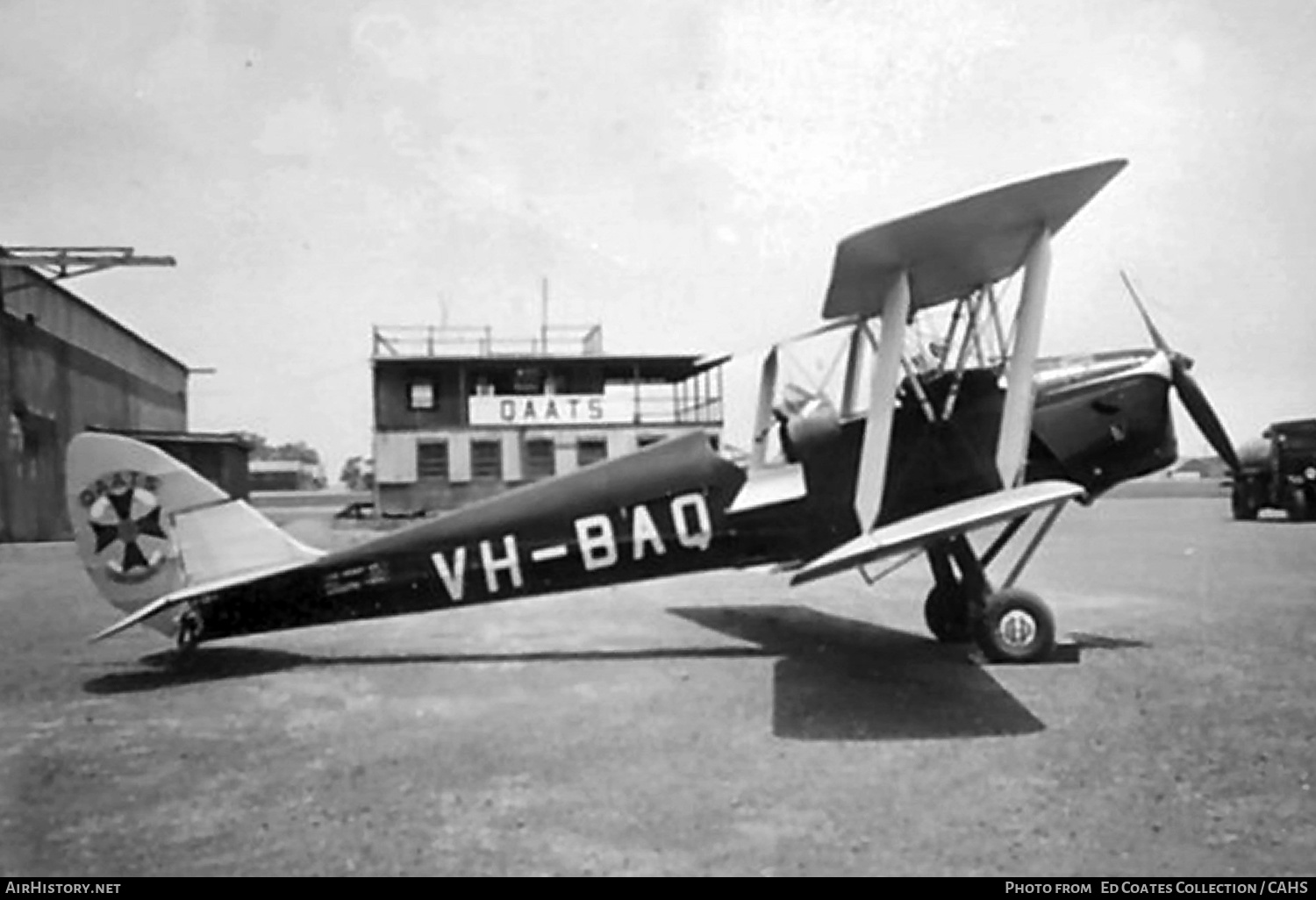 Aircraft Photo of VH-BAQ | De Havilland D.H. 82A Tiger Moth | QAATS - Queensland Aerial Ambulance Transport Service | AirHistory.net #255885