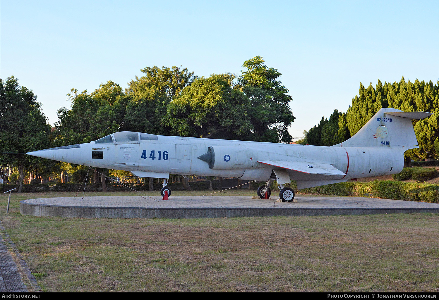 Aircraft Photo of 4416 / 62-12349 | Lockheed F-104G Starfighter | Taiwan - Air Force | AirHistory.net #255917