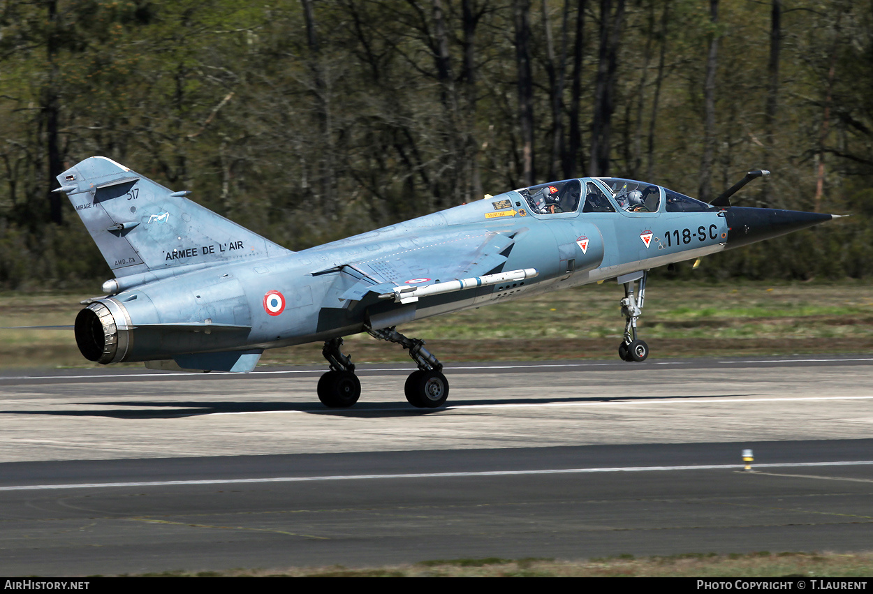 Aircraft Photo of 517 | Dassault Mirage F1B | France - Air Force | AirHistory.net #255958