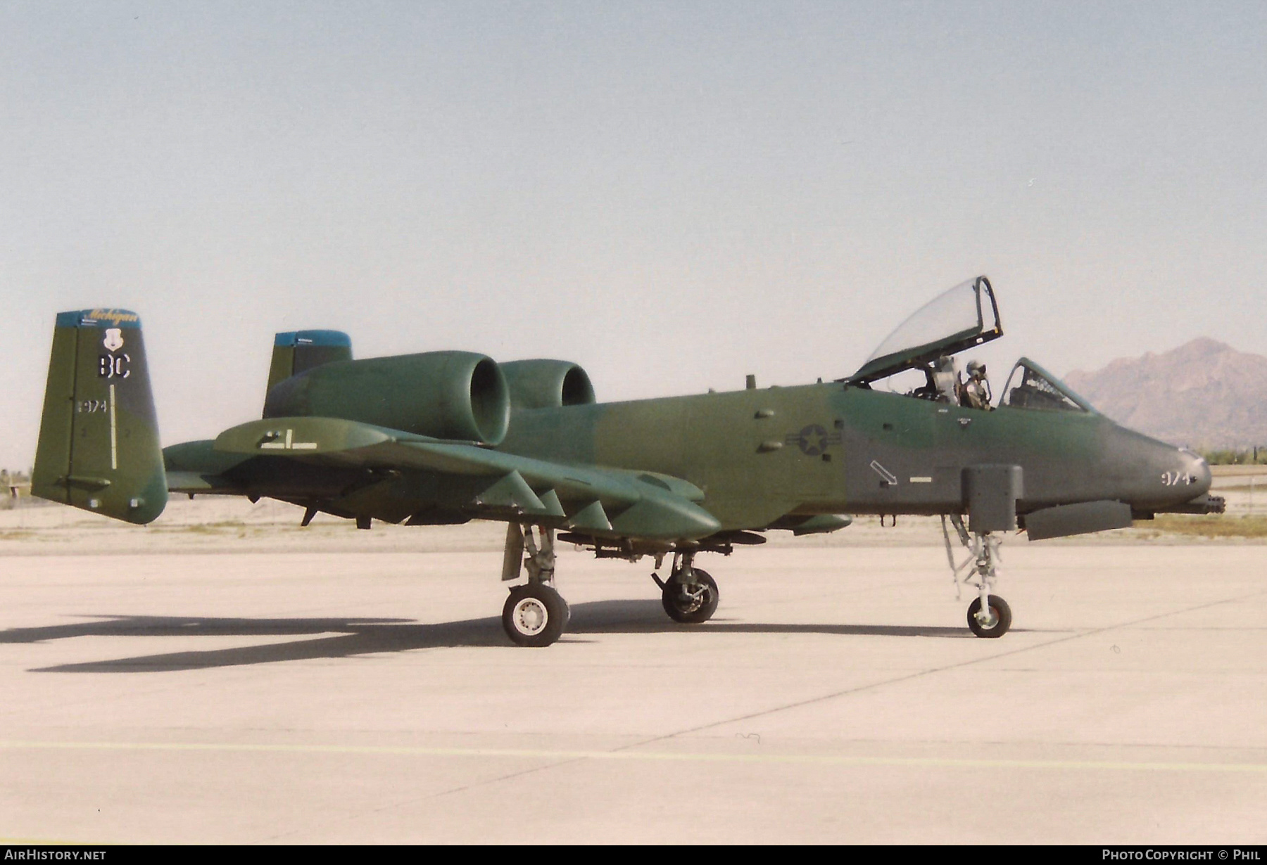 Aircraft Photo of 81-0974 / AF81-974 | Fairchild A-10A Thunderbolt II | USA - Air Force | AirHistory.net #255964