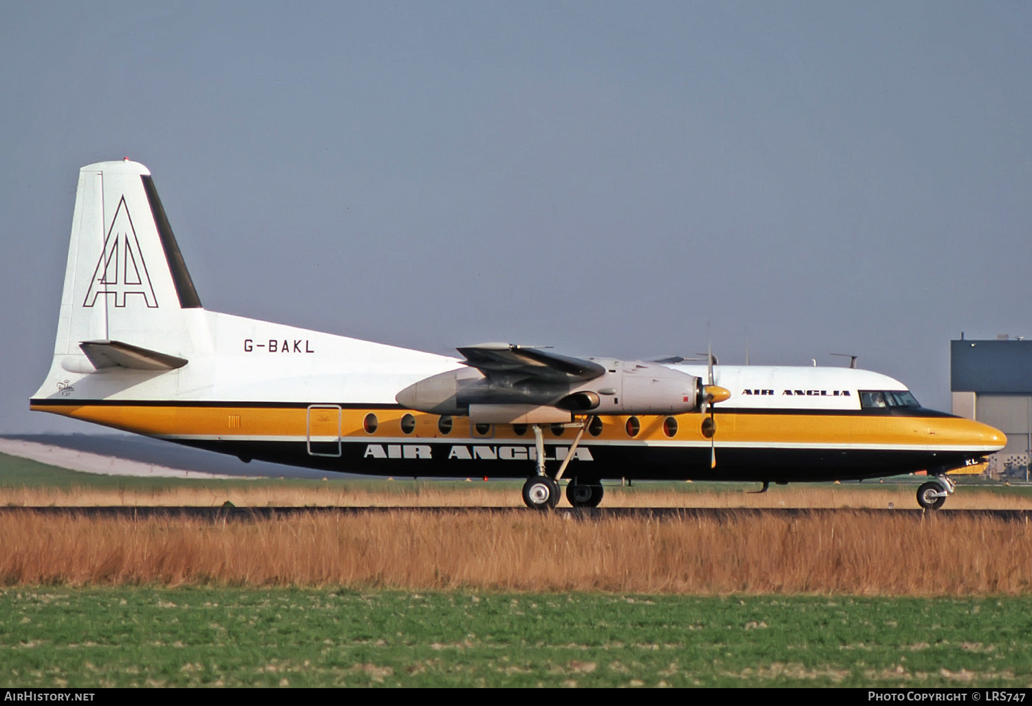 Aircraft Photo of G-BAKL | Fokker F27-200 Friendship | Air Anglia | AirHistory.net #255970
