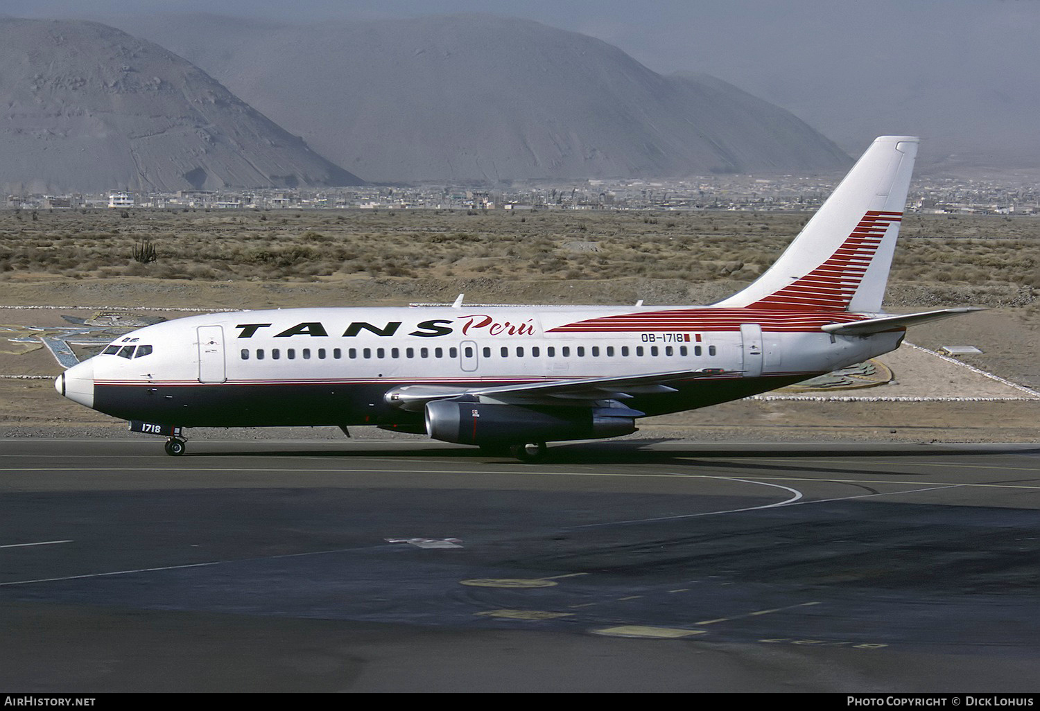 Aircraft Photo of OB-1718 | Boeing 737-248 | TANS Perú - Transportes Aéreos Nacionales de Selva | AirHistory.net #255987