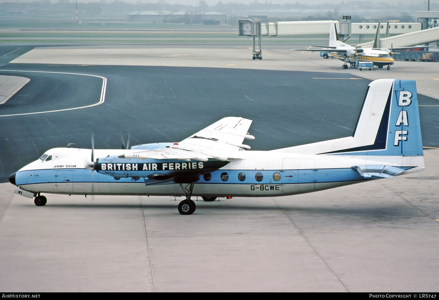 Aircraft Photo of G-BCWE | Handley Page HPR-7 Herald 206 | British Air Ferries - BAF | AirHistory.net #255997