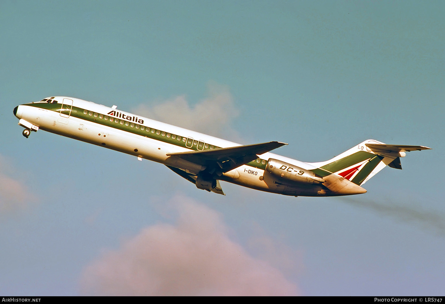 Aircraft Photo of I-DIKO | McDonnell Douglas DC-9-32 | Alitalia | AirHistory.net #256005