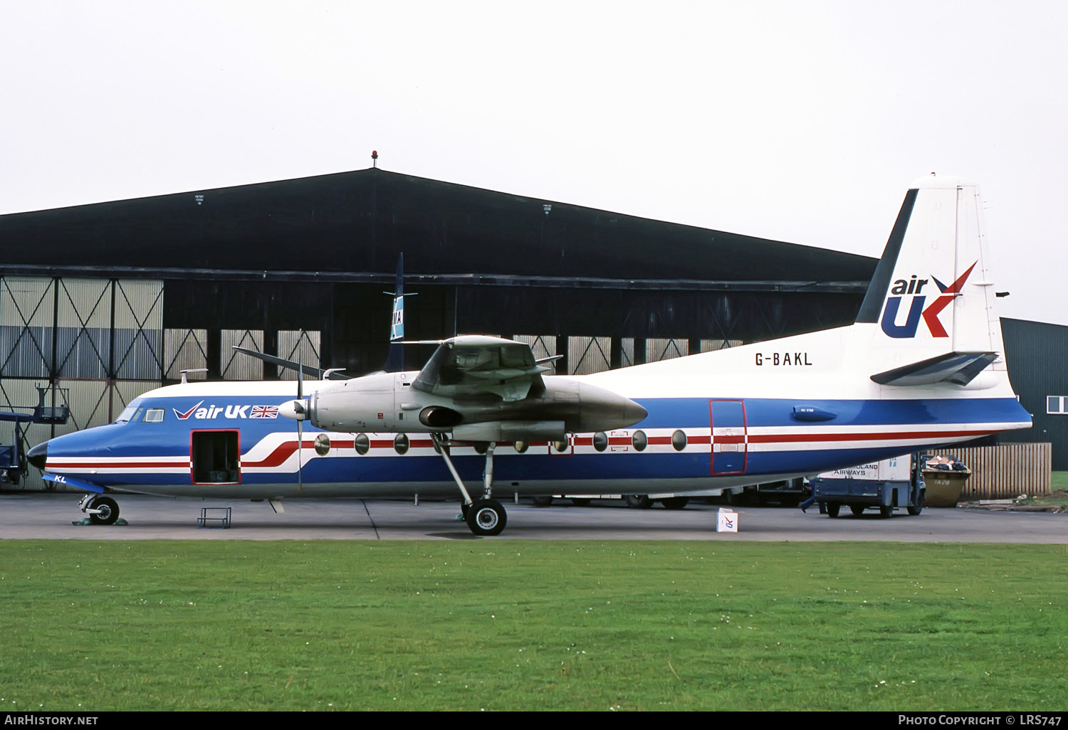 Aircraft Photo of G-BAKL | Fokker F27-200 Friendship | Air UK | AirHistory.net #256010