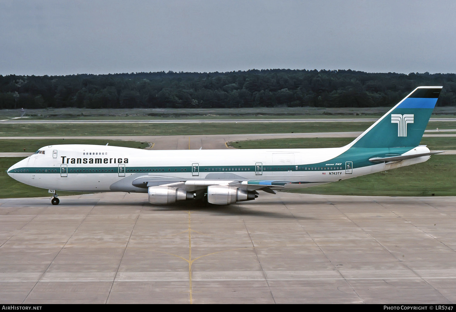 Aircraft Photo of N743TV | Boeing 747-271C/SCD | Transamerica Airlines | AirHistory.net #256013