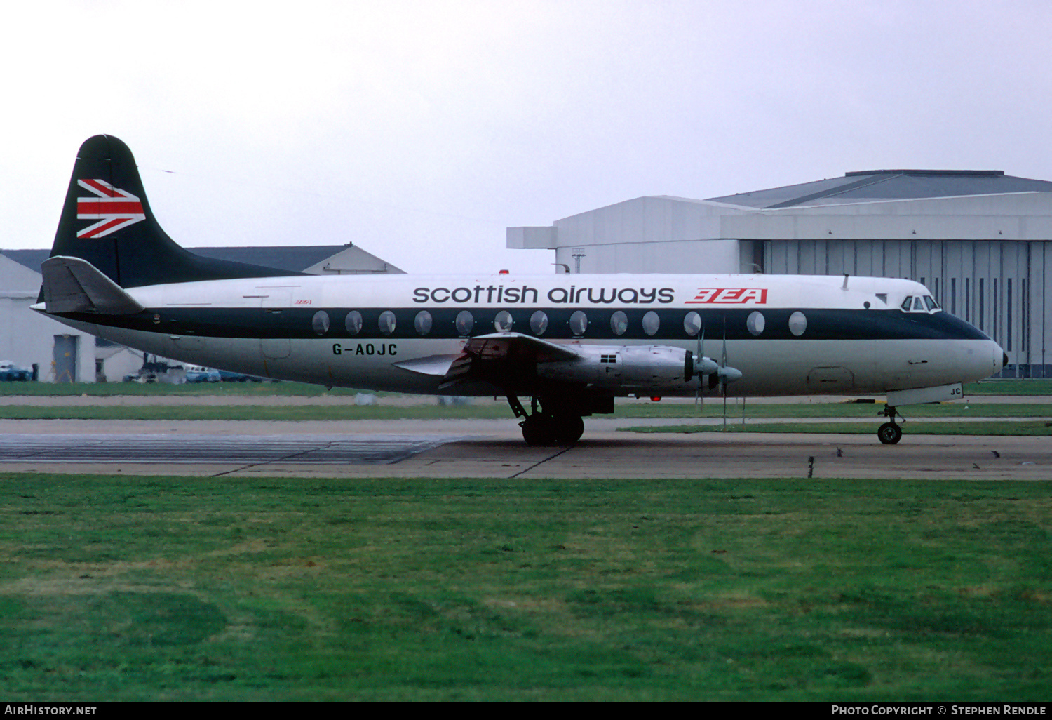 Aircraft Photo of G-AOJC | Vickers 802 Viscount | BEA Scottish Airways - British European Airways | AirHistory.net #256019