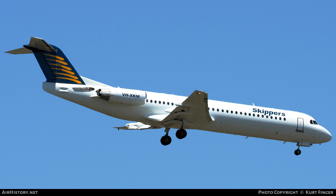 Aircraft Photo of VH-XKM | Fokker 100 (F28-0100) | Skippers Aviation | AirHistory.net #256040