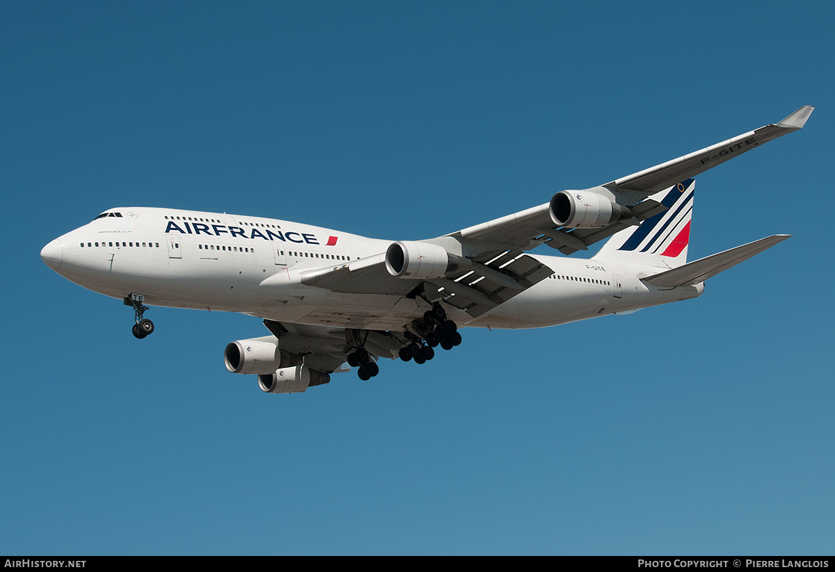 Aircraft Photo of F-GITE | Boeing 747-428 | Air France | AirHistory.net #256045