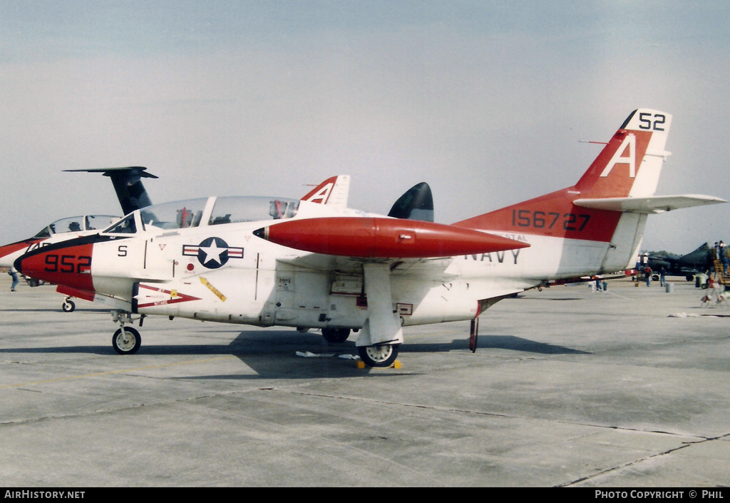 Aircraft Photo of 156727 | North American Rockwell T-2C Buckeye | USA - Navy | AirHistory.net #256048