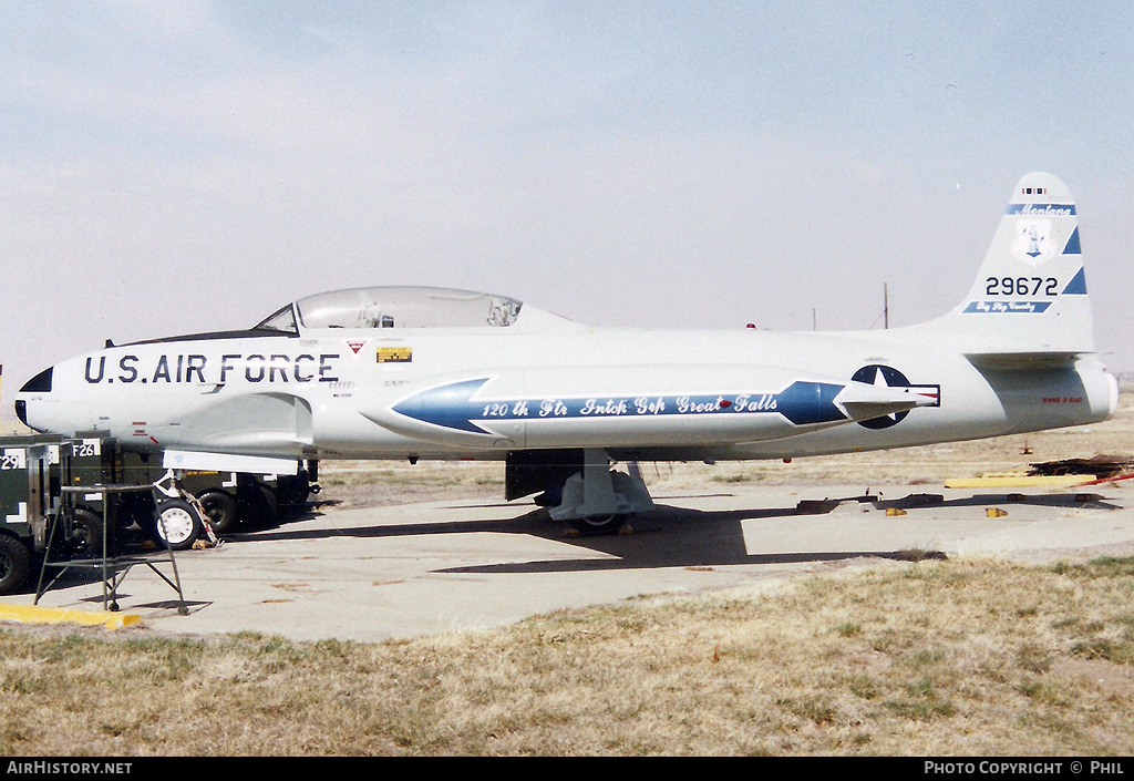 Aircraft Photo of 52-9672 / 29672 | Lockheed T-33A | USA - Air Force | AirHistory.net #256071