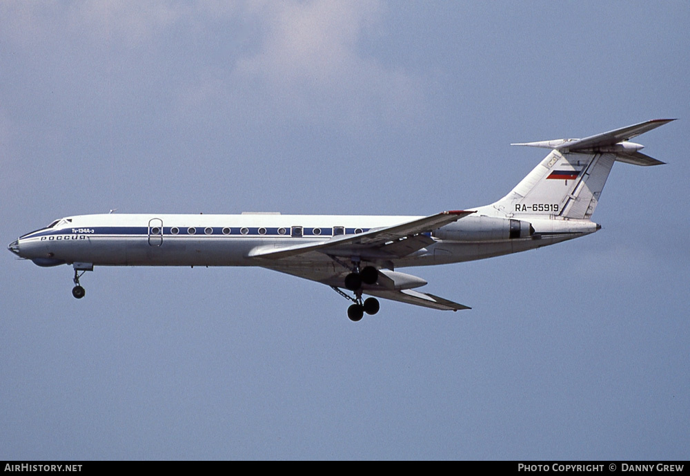 Aircraft Photo of RA-65919 | Tupolev Tu-134A-3 | Rossiya - Special Flight Detachment | AirHistory.net #256072