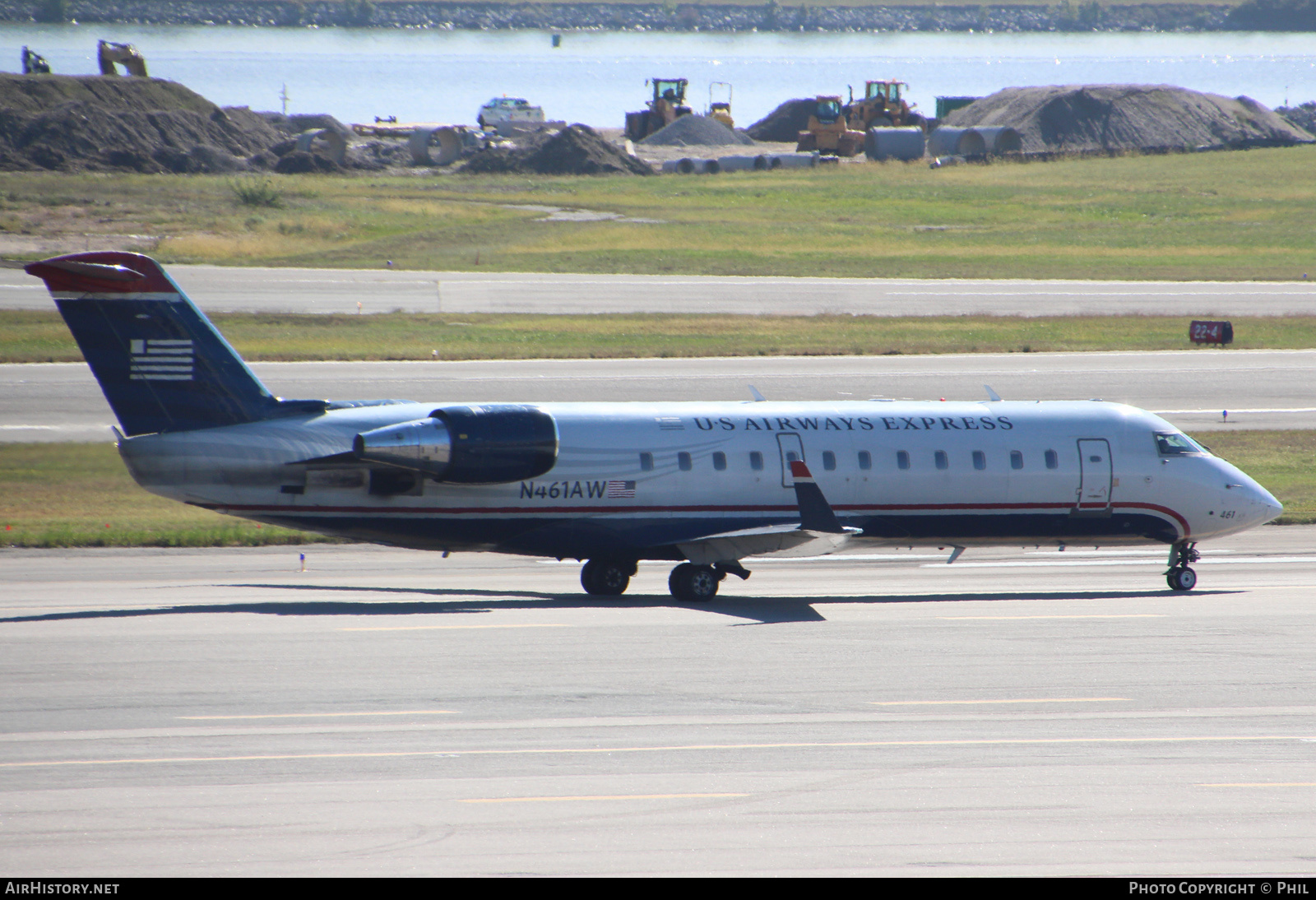 Aircraft Photo of N461AW | Bombardier CRJ-200LR (CL-600-2B19) | US Airways Express | AirHistory.net #256081