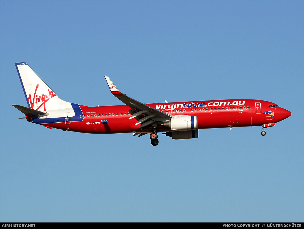 Aircraft Photo of VH-VOW | Boeing 737-8Q8 | Virgin Blue Airlines | AirHistory.net #256169