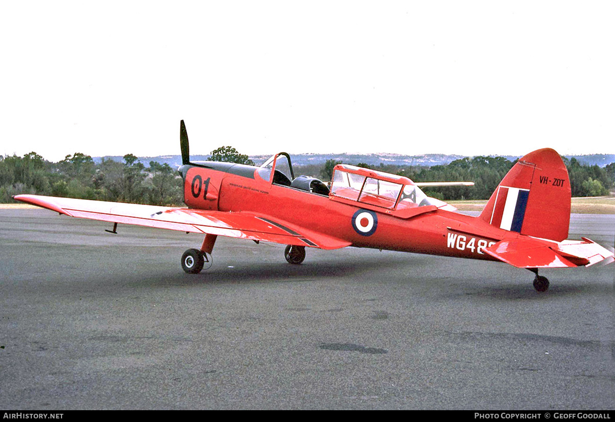 Aircraft Photo of VH-ZOT / WG482 | De Havilland DHC-1 Chipmunk Mk22 | UK - Air Force | AirHistory.net #256212