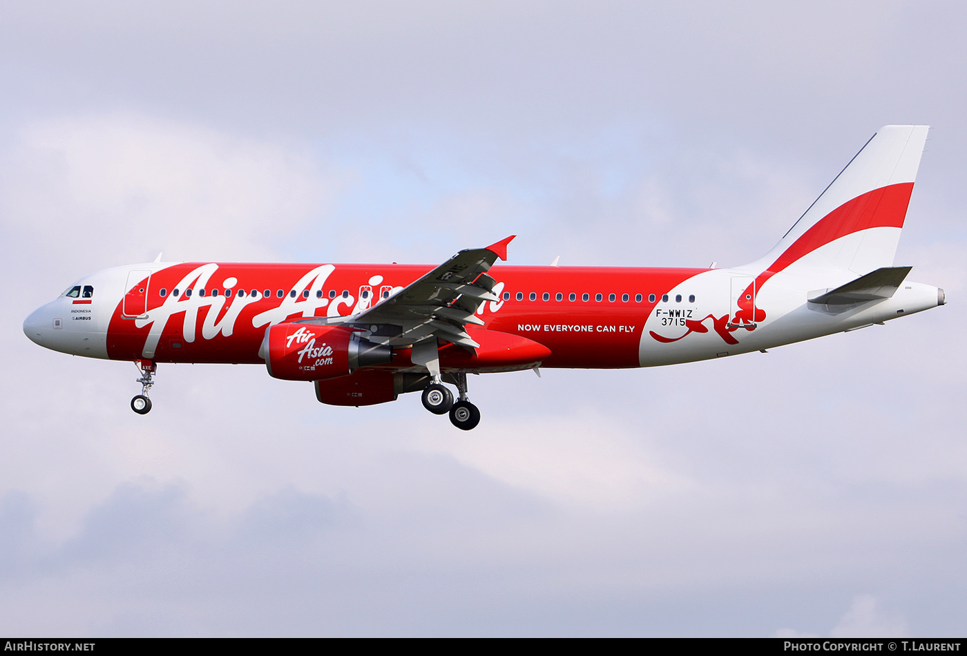 Aircraft Photo of F-WWIZ | Airbus A320-216 | AirAsia | AirHistory.net #256232