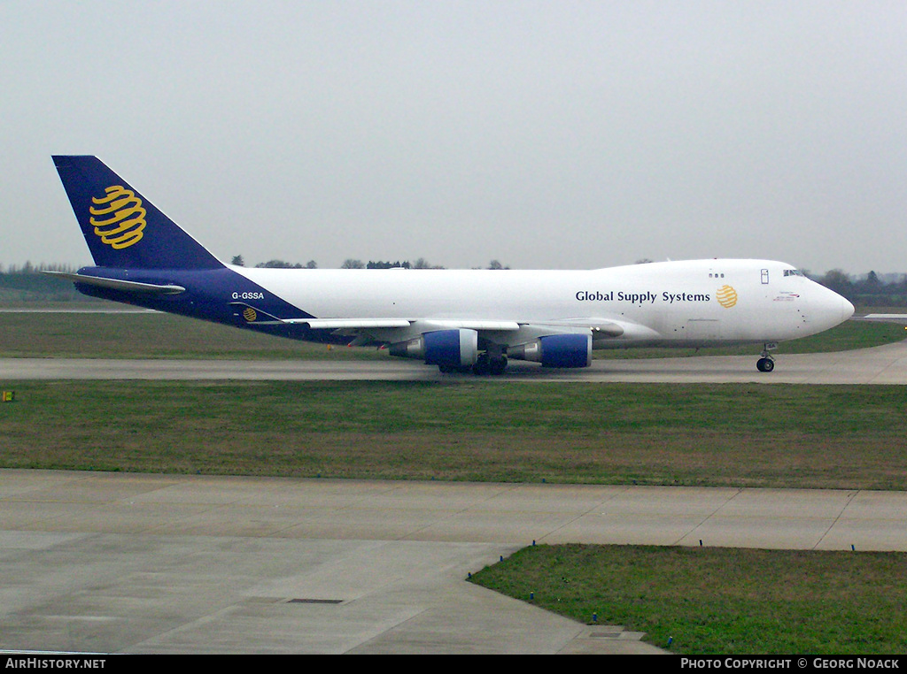 Aircraft Photo of G-GSSA | Boeing 747-47UF/SCD | Global Supply Systems | AirHistory.net #256248