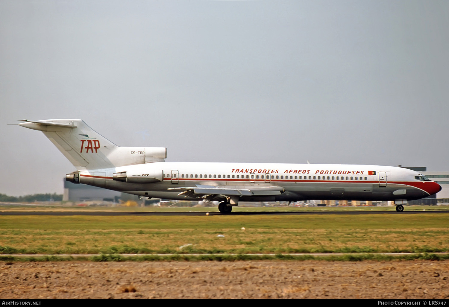 Aircraft Photo of CS-TBR | Boeing 727-282/Adv | TAP - Transportes Aéreos Portugueses | AirHistory.net #256265