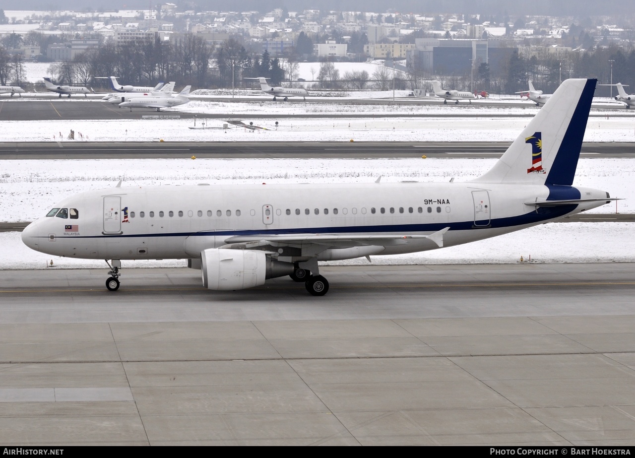 Aircraft Photo of 9M-NAA | Airbus ACJ319 (A319-115/CJ) | Malaysia Government | AirHistory.net #256273