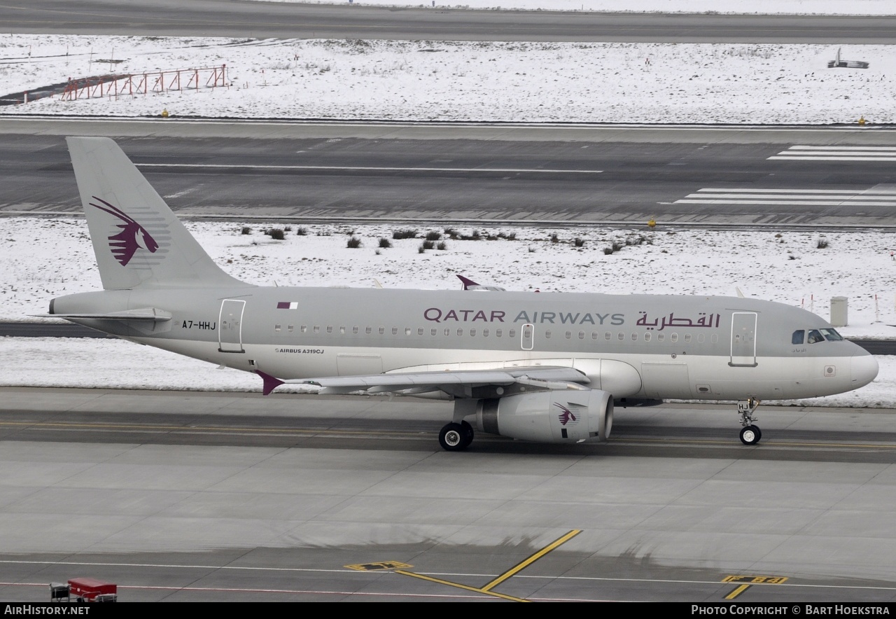 Aircraft Photo of A7-HHJ | Airbus ACJ319 (A319-133/CJ) | Qatar Airways | AirHistory.net #256283