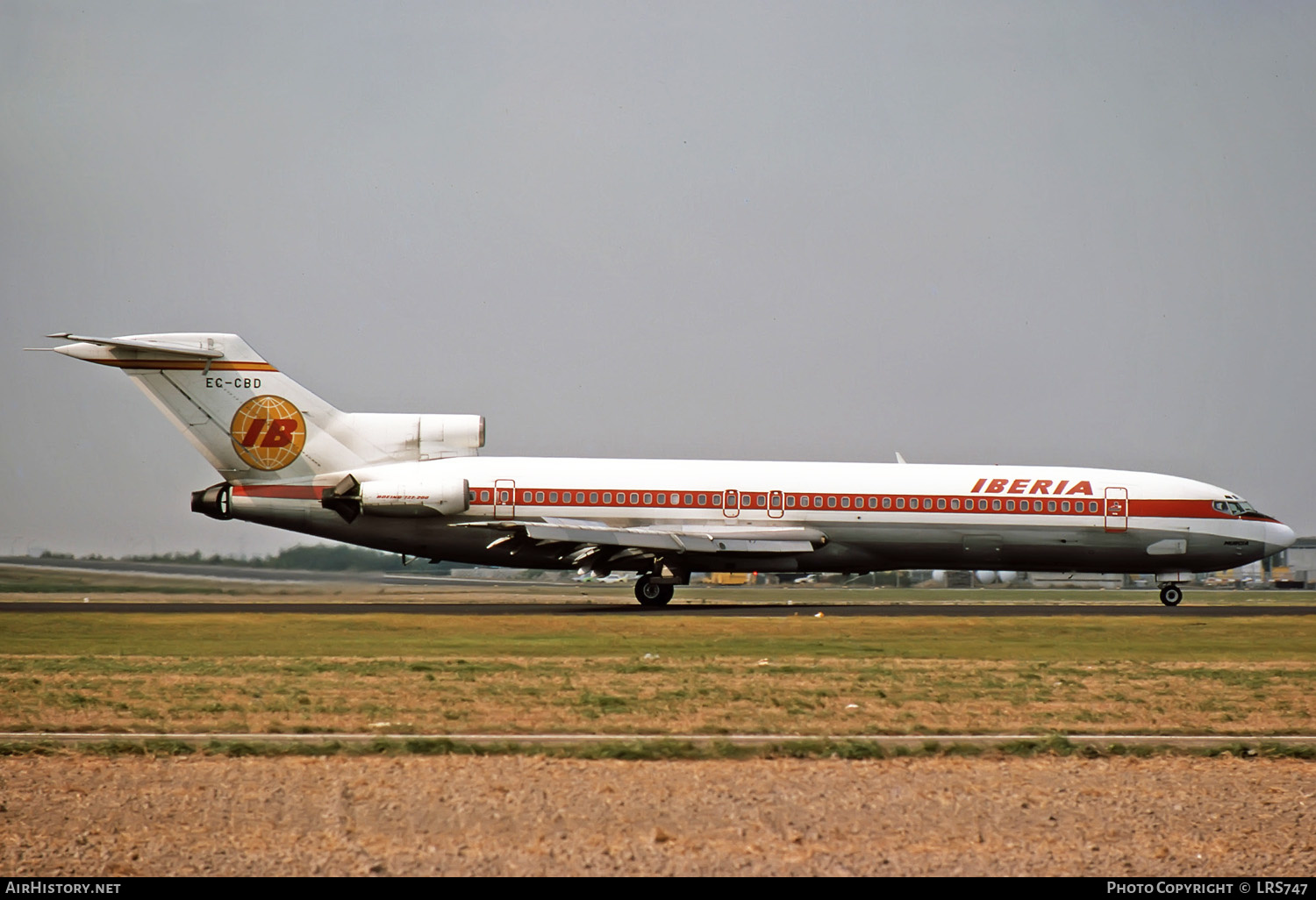 Aircraft Photo of EC-CBD | Boeing 727-256/Adv | Iberia | AirHistory.net #256287